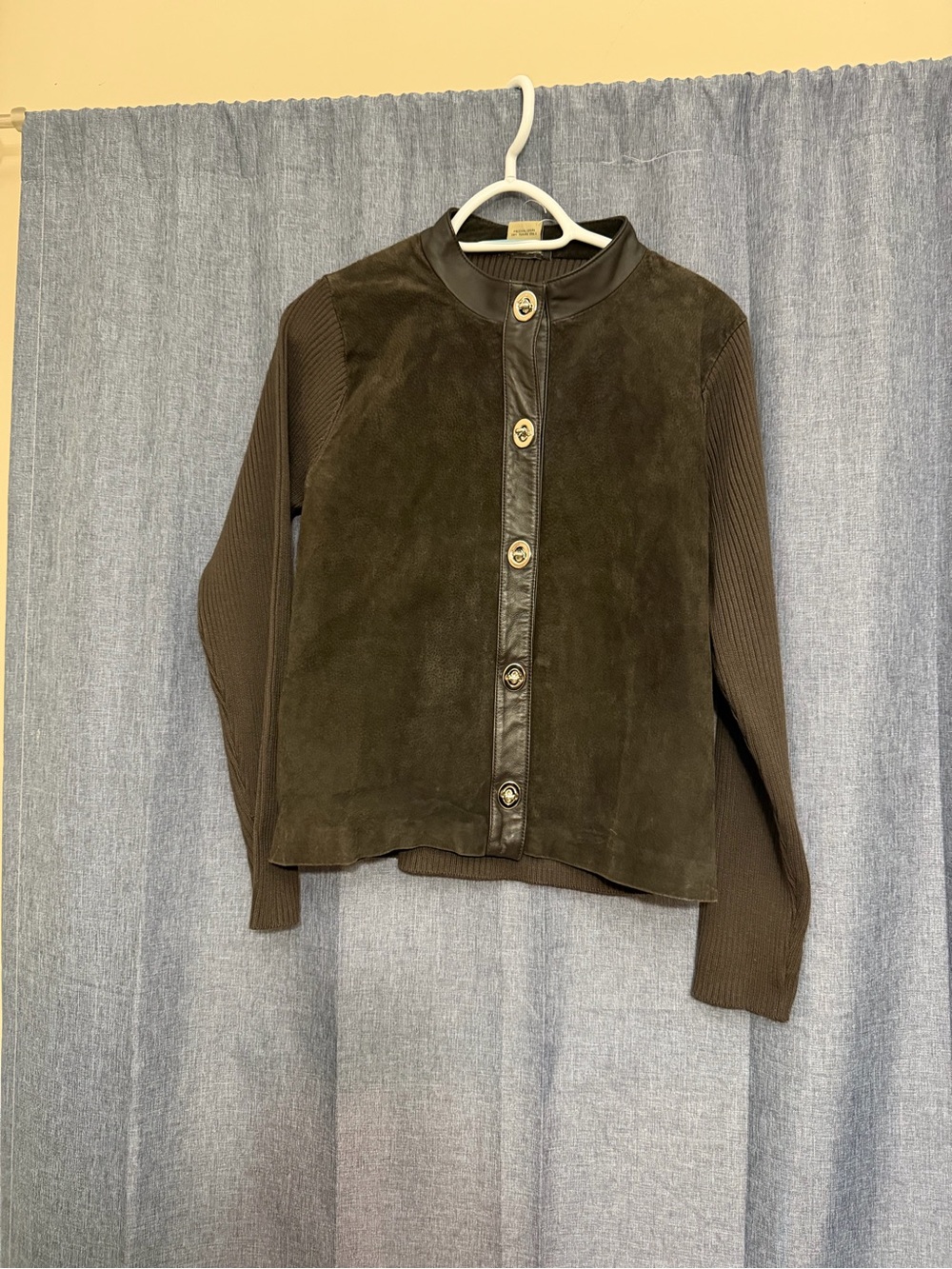 Escapade Genuine Leather & Suede Jacket L NWT